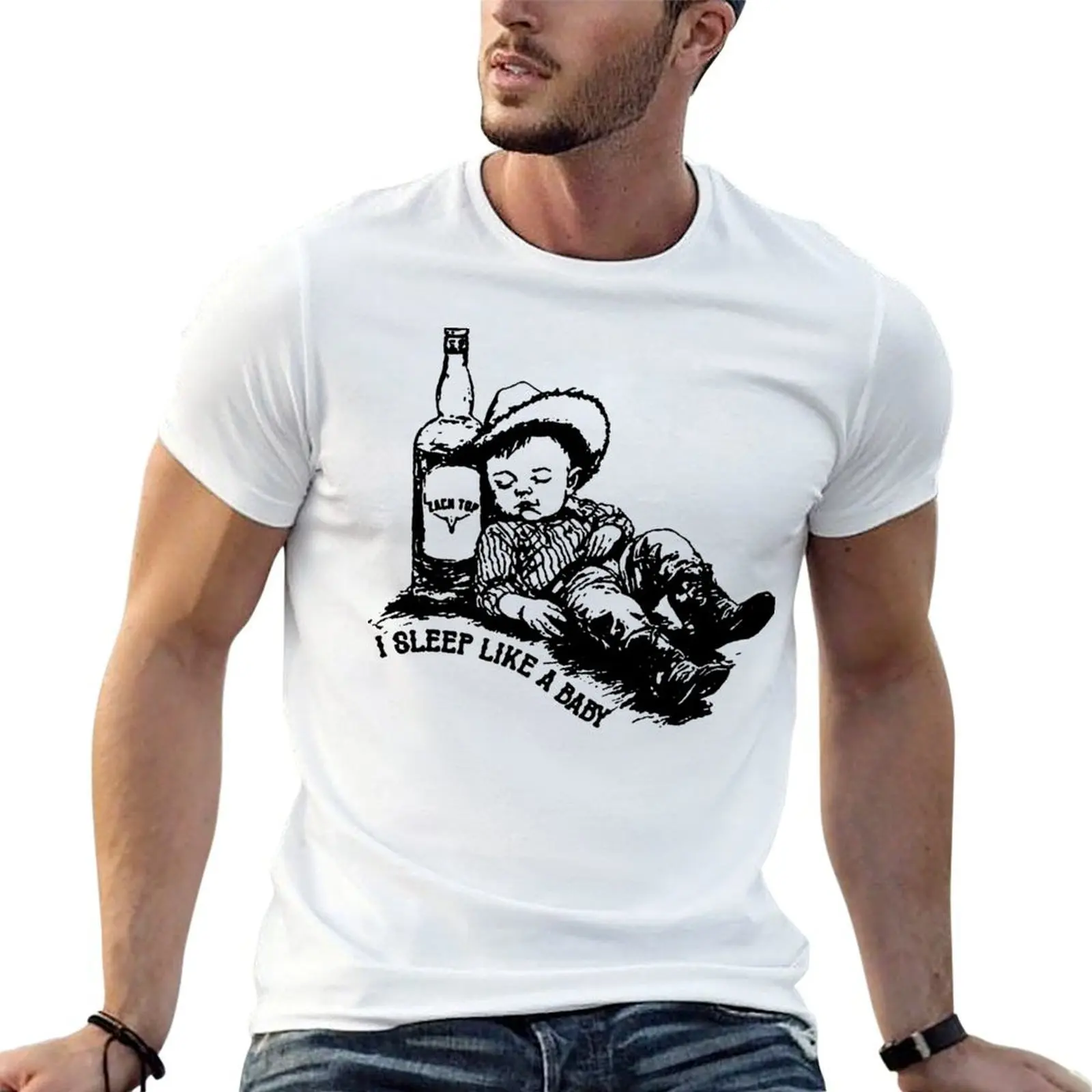 

I Sleep Like a Baby - Zach Top T-Shirt mens graphic t shirts cotton t shirt pack cotton t shirts man 100% T-Shirt