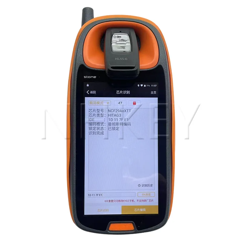 NHKEY Per 2022 Honda PCX/PCX160 Chiave A Distanza Moto Fob - Chip ID47 A Distanza A 2 Pulsanti 433 MHz (Pulsante Nero/Bianco) Originale K1Z