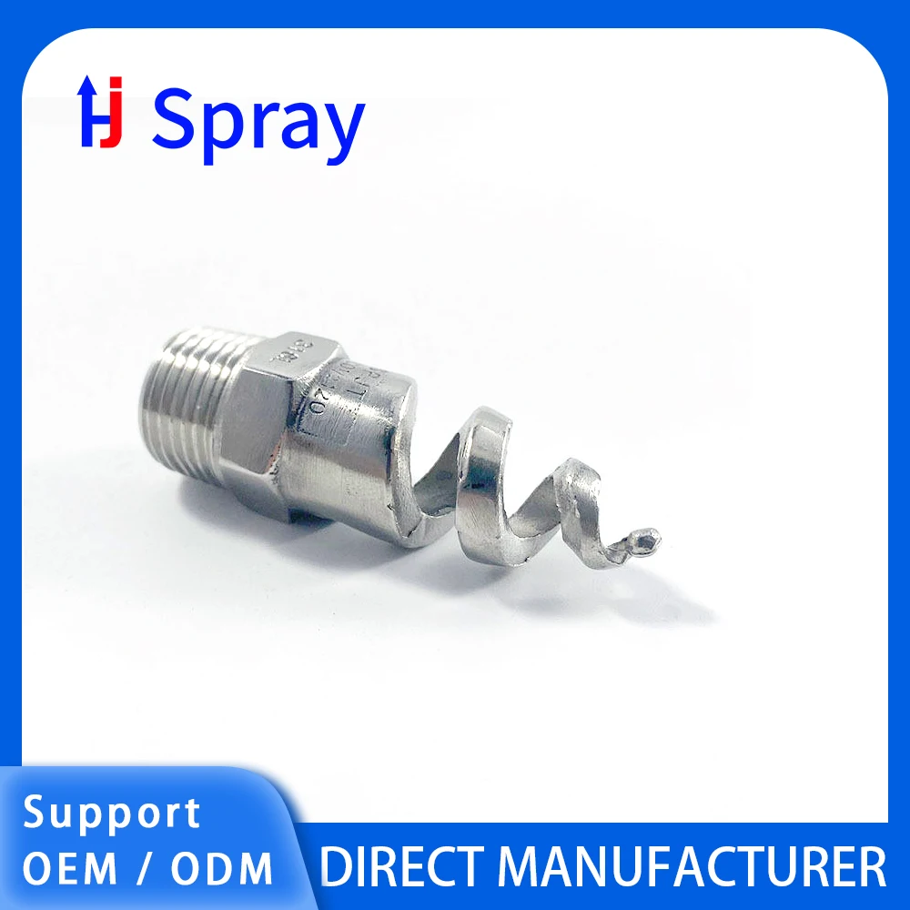 

Huajue High-Power Jet Pool Blower Radiator High Flow Angle 1-1/2 Inch 150° BSPT External Thread Stainless Steel Spiral Nozzle