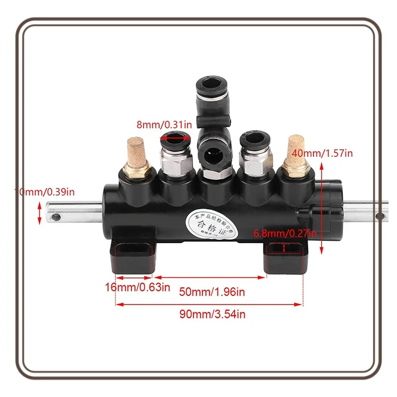 

Air Control Valve, Air Control Valve Foot Pedal Valve for Ranger Tire Changer Machine Supplies Tool Type B(4)