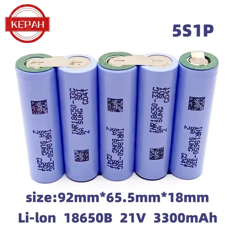 Akumulator Li-lon wkrętarko-wiertarka elektryczna elektryczny 2 s2p 1 s3p 4 s1p 4 s2p 5 s1p 5 s2p 6 s1p 3300mAh 6600mAh 18650 33G