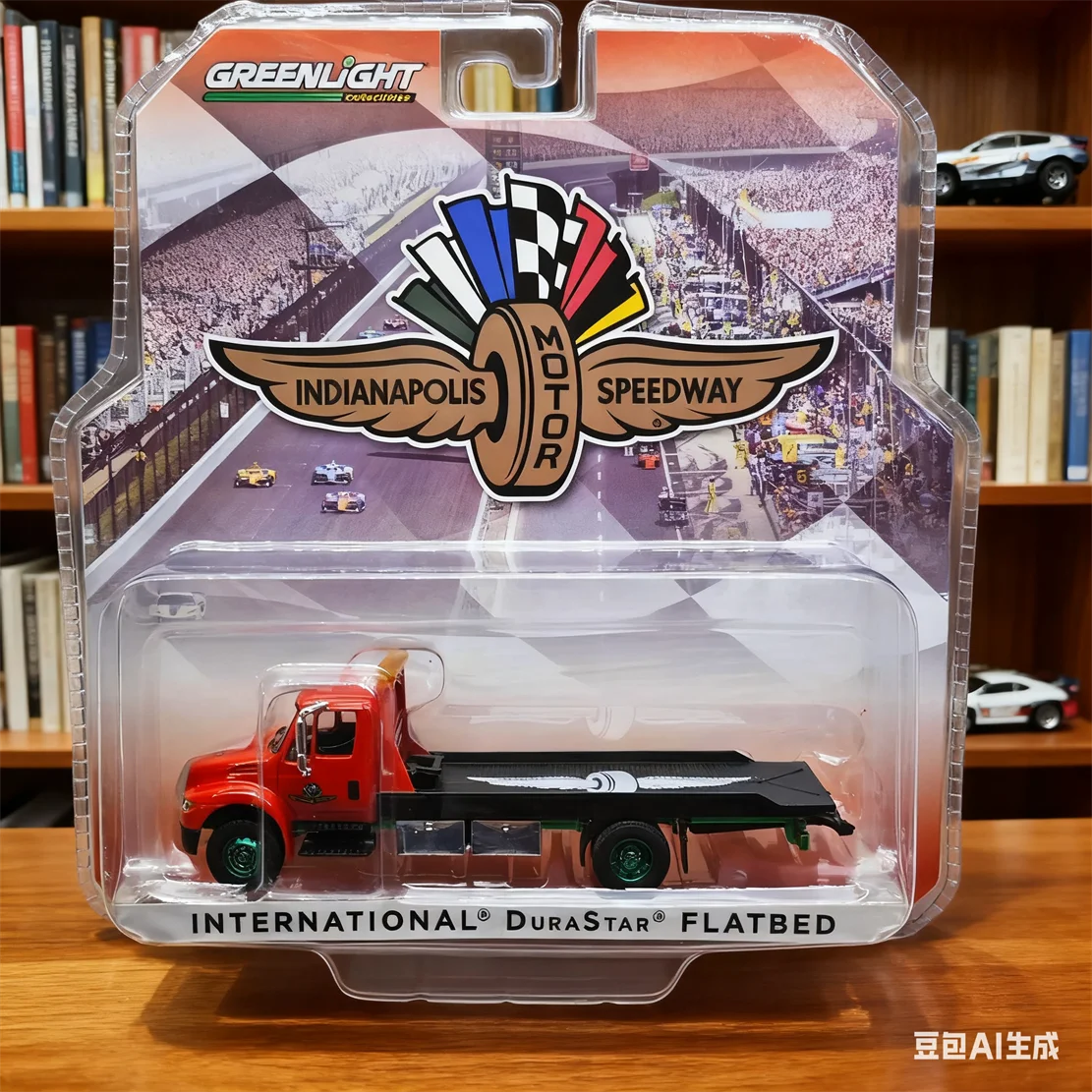 

GreenLight 1:64 Международный бортовой прицеп Durastar, имитация мини-сплавной модели автомобиля, украшение, подарочная игрушка