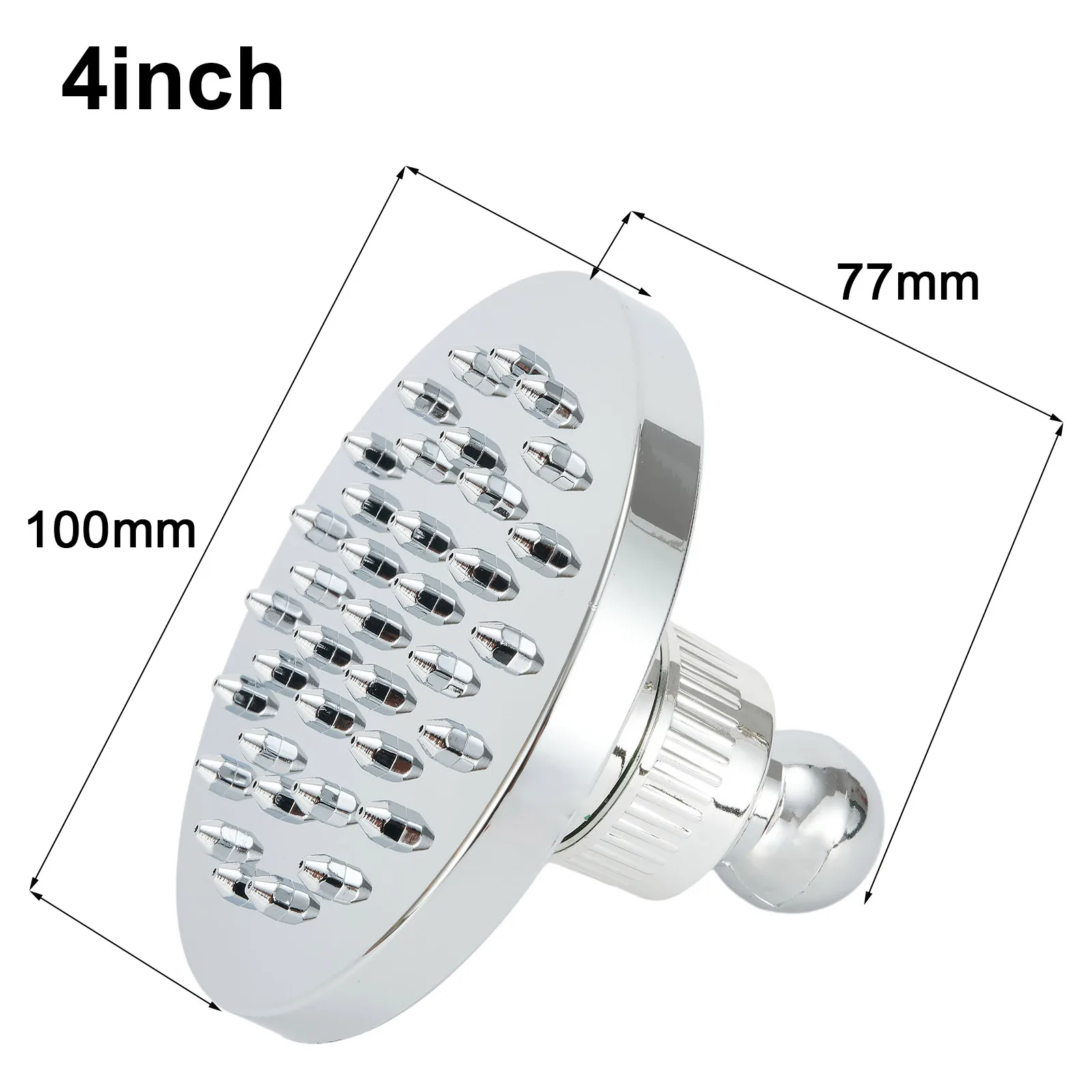 Shower Top Shower Head Strong Water Flow ABS Material Comfortable Internal Thread Relieves Fatigue For Bathroom