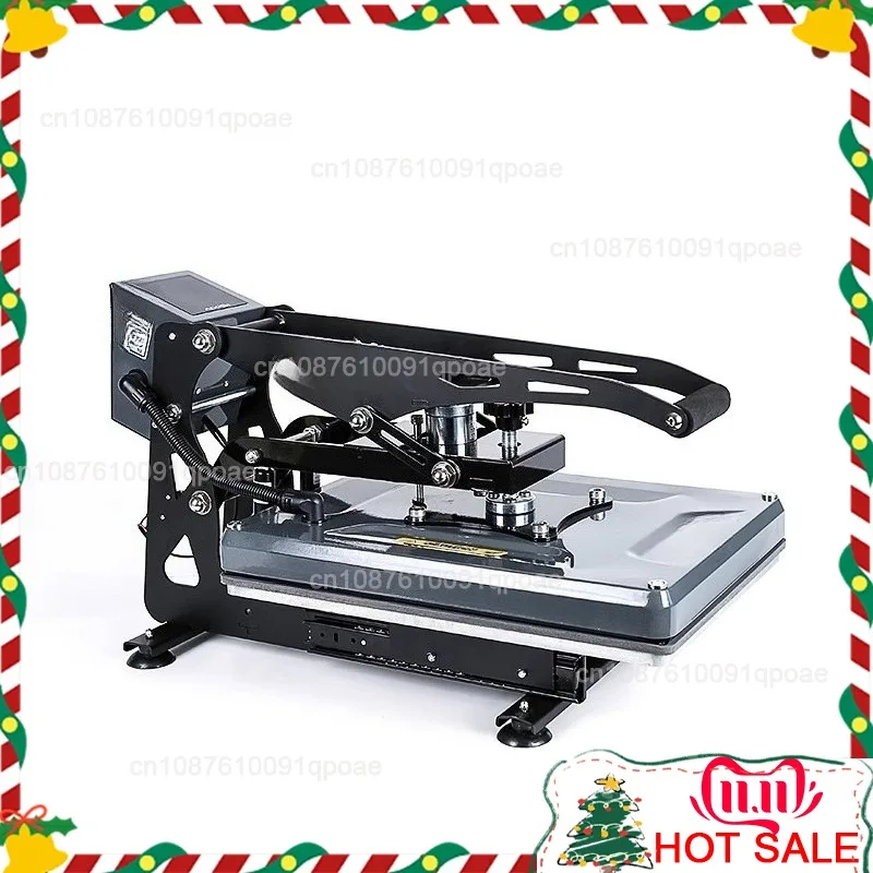 Heat Transfer Machine Semi-Automatic T-Shirt Heat Press Machine Digital Hot Stamping Machine for Clothes
