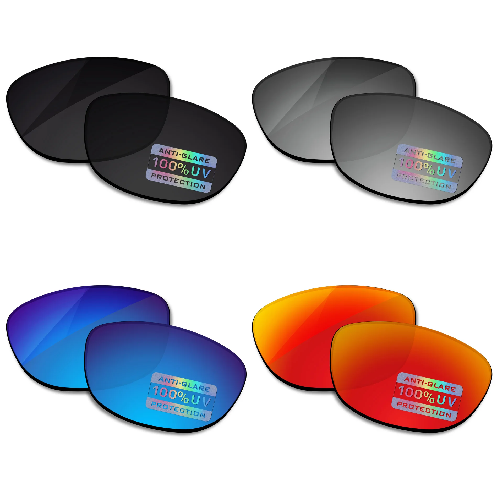 

MYCOURAG Replacement Lenses for OAKLEY Fives 2.0 Sunglasses UV400 Protection Multi-Color Options