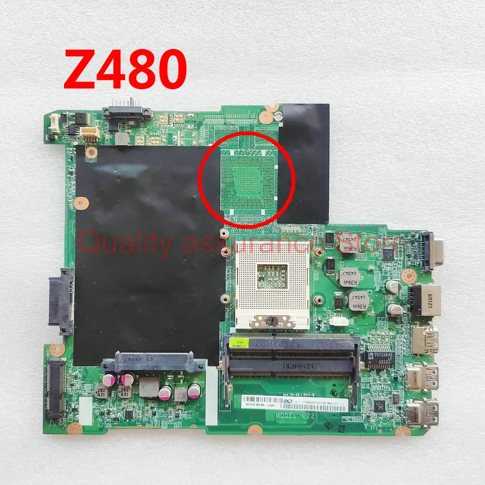 DA0LZ2MB6F0 90000911 for Lenovo Z480 Laptop Motherboard  DDR3 HM76 100% Tested