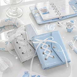Ballet Series PU Leather Photocard Binder M5 Mini Card Collection Book for 3 Inch Kpop Photocard Sleeves Kawaii Photo Album New