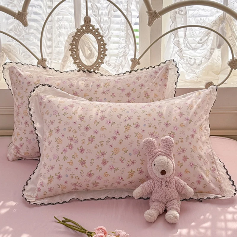 Funda de Almohada Estampada, 1 Pieza, 48x74cm, para Cama, Rectangular, Funda de Cojín