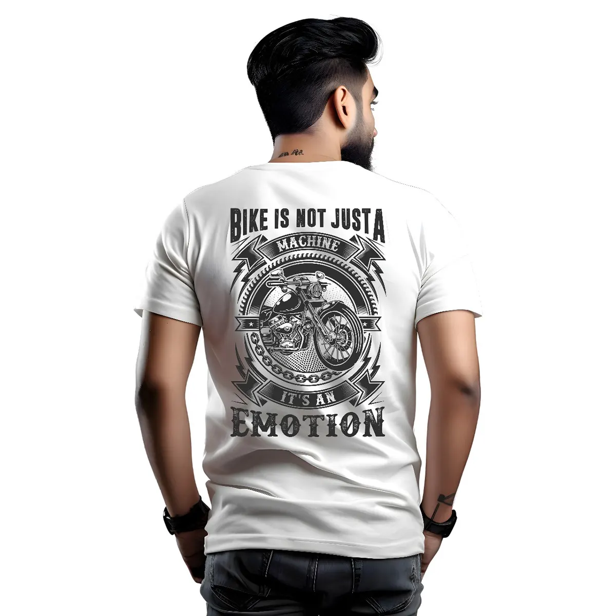 

Retro Motorcycle Short Sleeved T-Shirt Men Street Cool Breathable Shirt Motorcycle Off-Road Race Casual Loose Sports Shirt