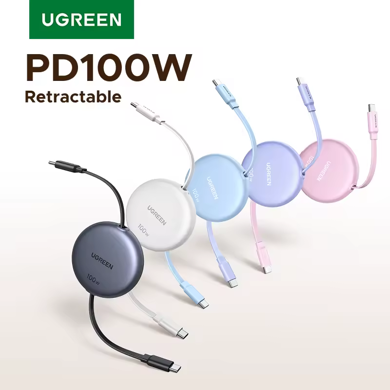 UGREEN – câble USB type-c 5A 100W pour recharge rapide, compatible avec MacBook Pro et Samsung Galaxy A52s, avec puce e-mark intégrée