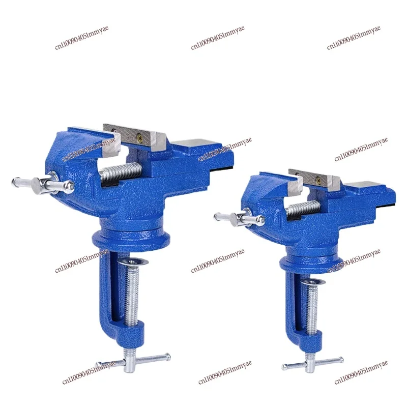Small Desktop Table Vice Small Clamp Table Vice Flat Pliers Woodworking Workshop Universal Mini Small Pliers Cast Iron Fixture