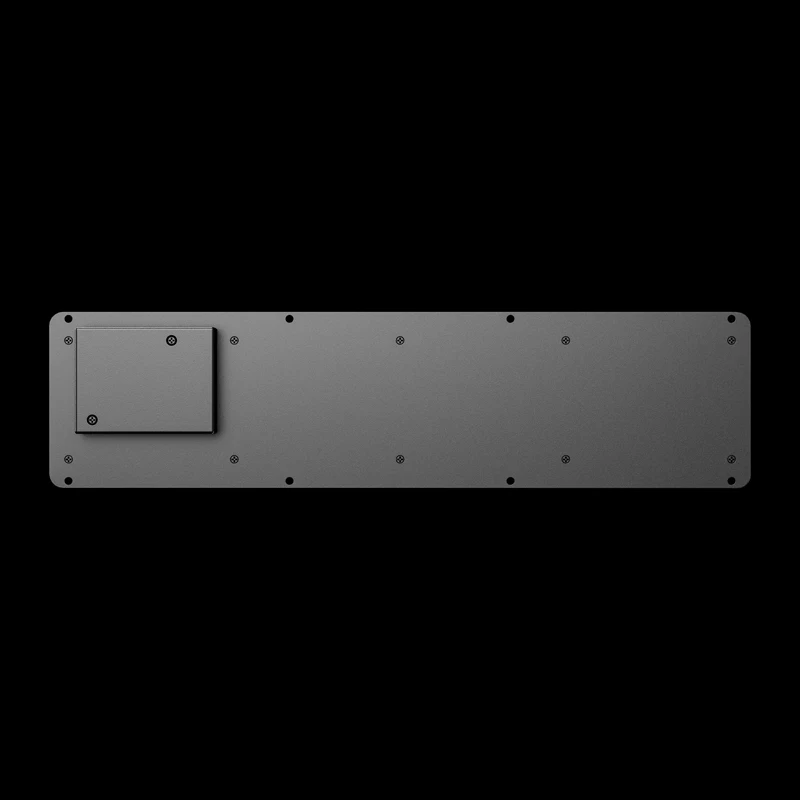 45 Keys Ruggedized CNC Aluminum  Keyboard With Trackball Mouse