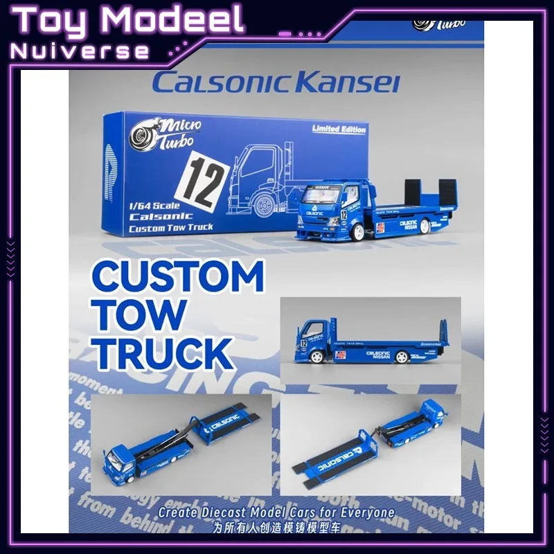 

Micro Turbo 1:64 Scale Diecast Alloy Model Clasonic Modified Full Flatbed Trailer Realistic Collectible Vehicle Toy Perfect Gift