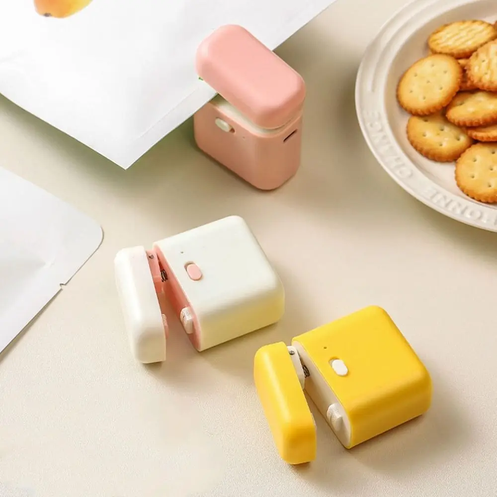 

Plastic Mini Sealing Machine Handheld Magnetic Plastic Bags Sealer USB Rechargeable Keep Fresh Packaging Sealer Kitchen
