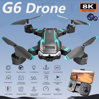 New G6 Drone For Adult 8k professional HD camera 5G WiFi Obstacle Avoidance Optical Flow Brushless Foldable Quadcopter Toys Gift