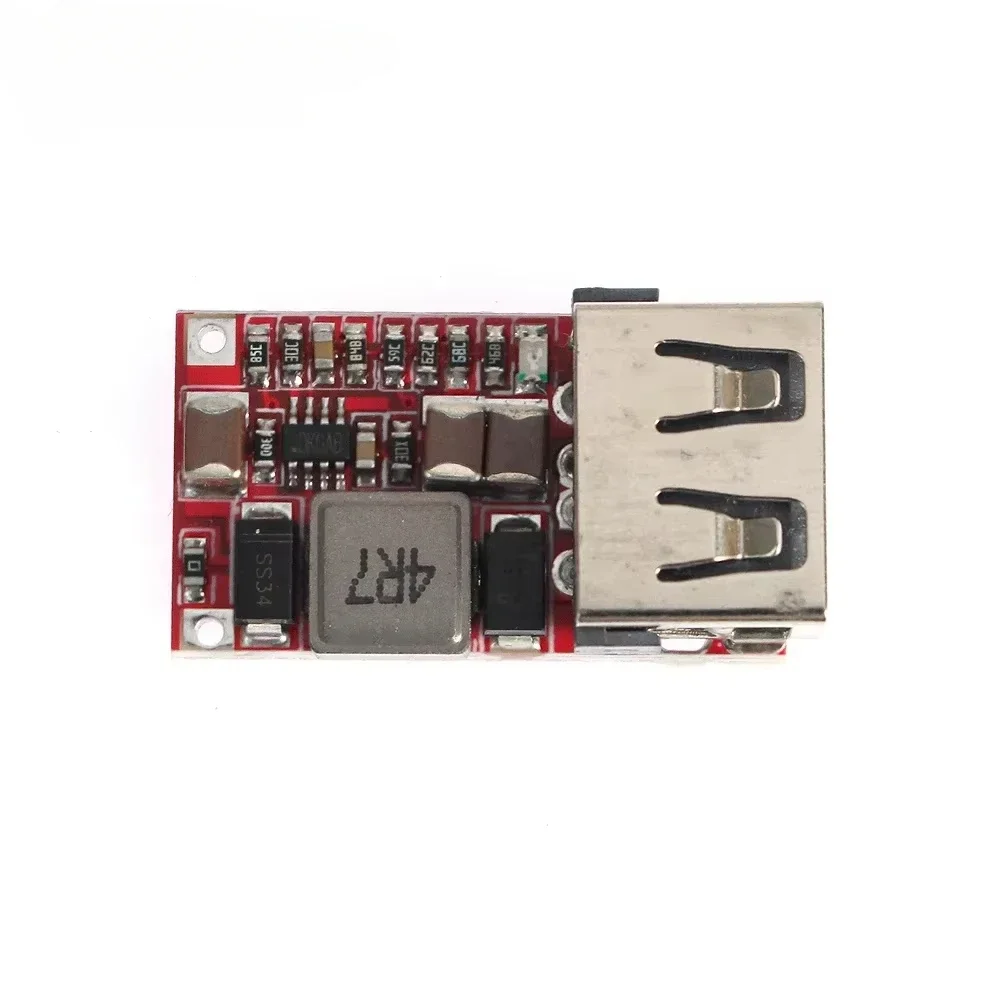 1pcs/5pcs  6-20V /24V DC-DC Buck Step Down Converter 20V 24V To 5V 3A CAR USB Charger Module 12v 5v Power Supply Module