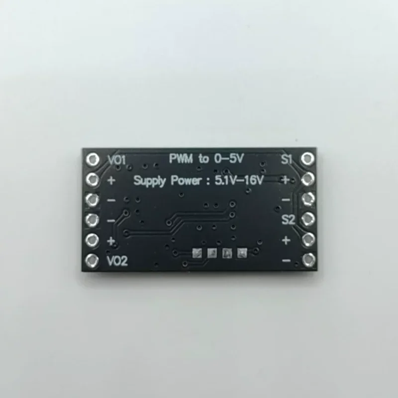 DC 5-12V PWM Signal Converter Module Dual Channel High Speed DAC For RC Models Aircraft Drones Receiver With LED Indicator