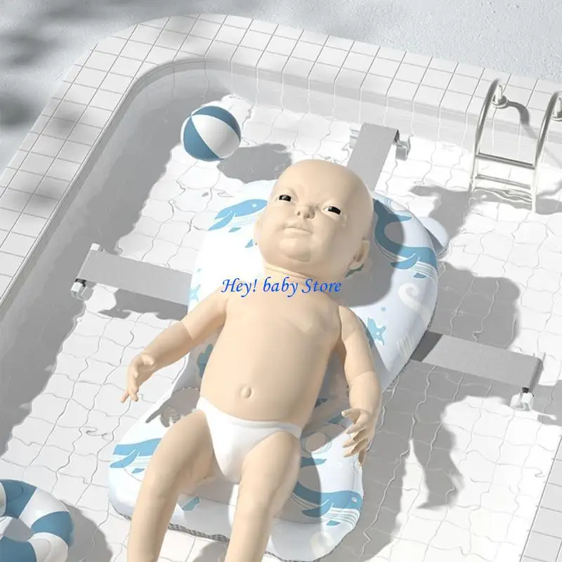 

Q1FE Infant Bath Mat Newborns Bathing Cushion Ergonomically Designing Shower Cushion for Safe and Relaxing Bath Experience
