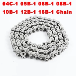 1.5M 304 Stainless Steel Short Pitch Roller Drive Chain Join Buckle Industrial Transmission Chain 04C 05B 06B 08B 10B 12B 16B