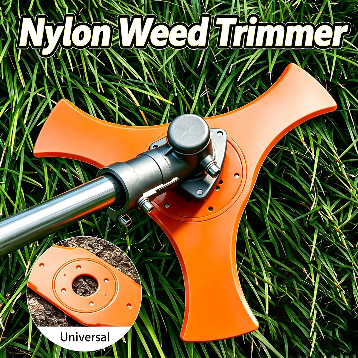 Universal Nylon Brush Cutter Head 2T 3T 4T Trimmer Blade Replacement 26mm Arbor For Lawn Mower Grass Trimmer Garden Tool