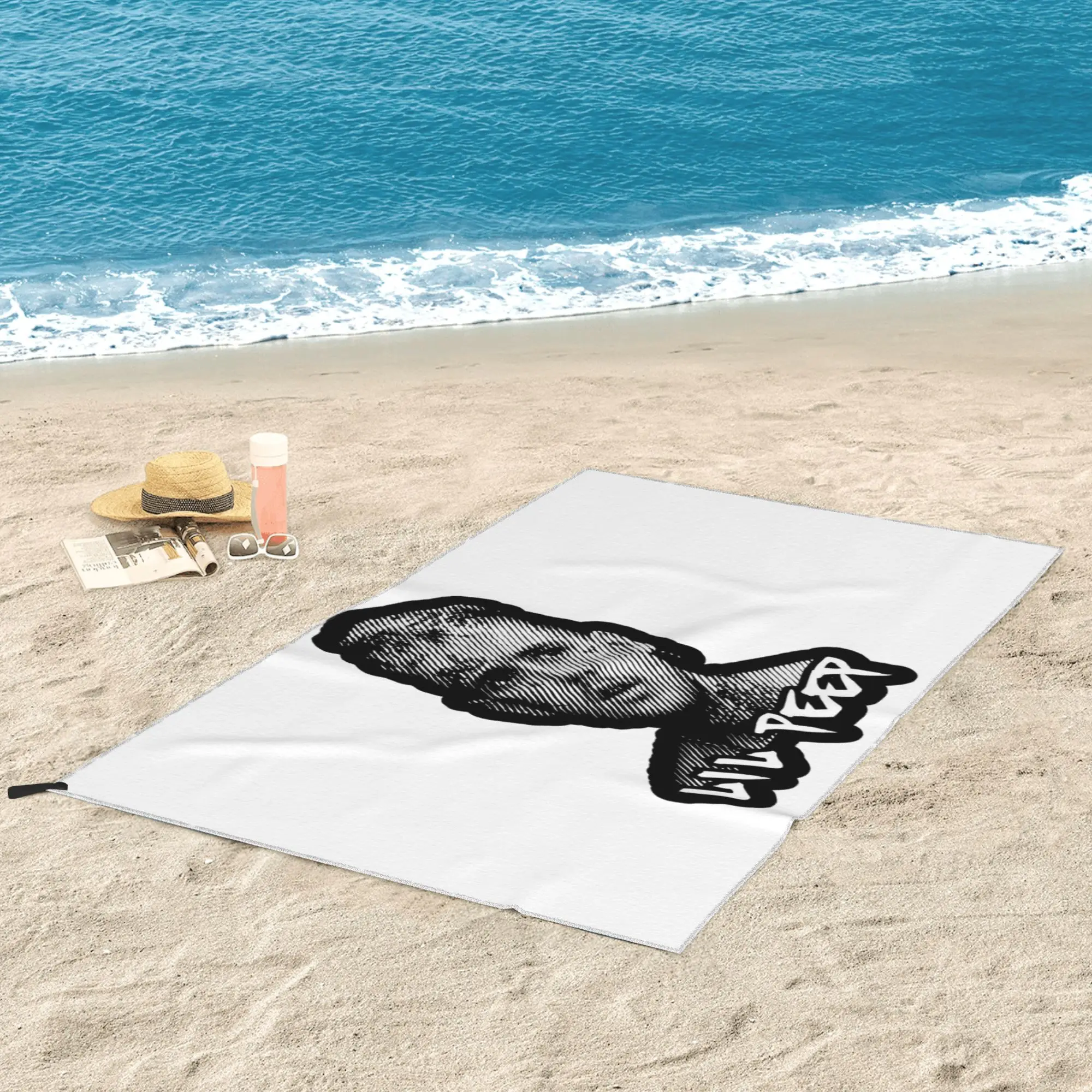 

Logo Lil Peep Beach Towel Soft Microfiber Quick Dry Absorbent Quick Towels For Pool