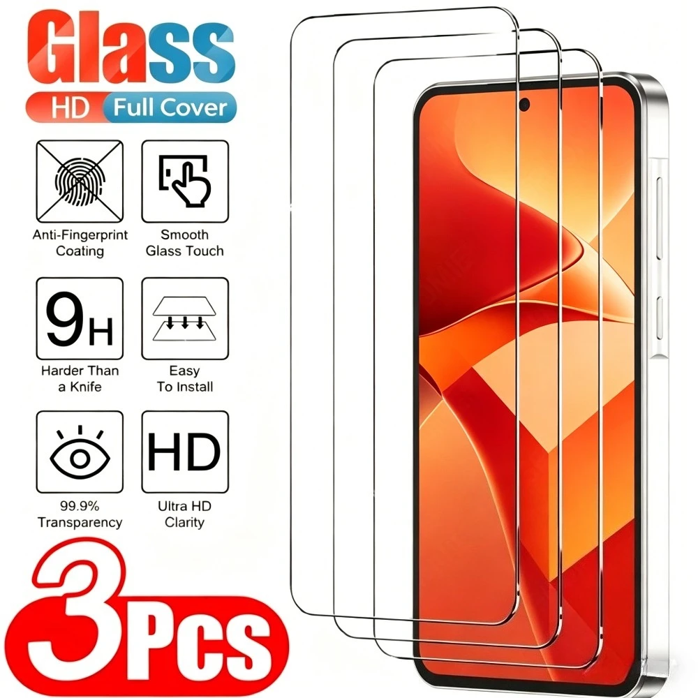 

3Pcs High Definition Tempered Glass for Samsung A57 A56 A55 A52 A37 A36 A35 A26 A25 A17 A15 A16 Anti-Scratch Screen Protectors