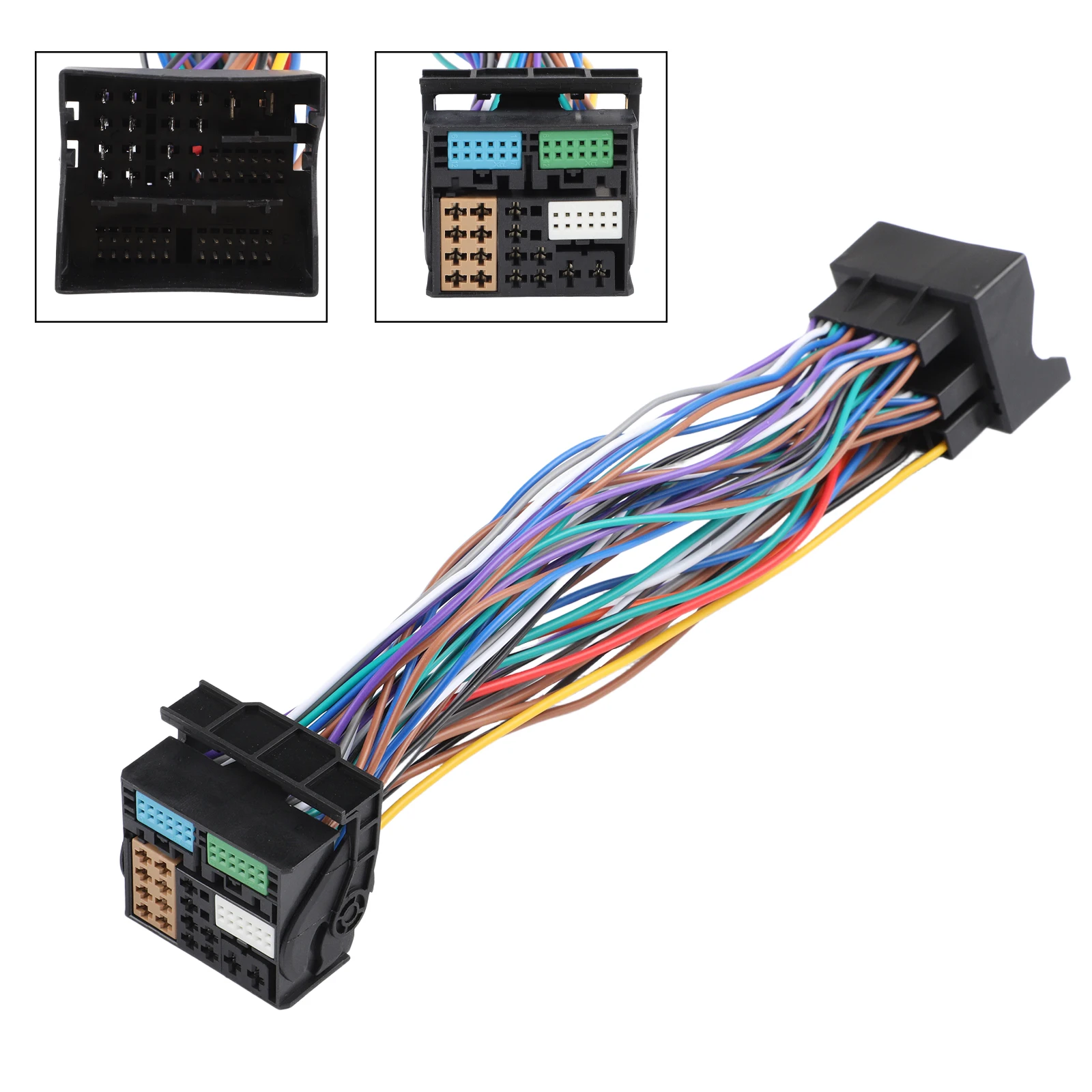 Audio CD Player Car Wiring Harness Adapter Connector MQB Extension Cable 52 Pins For A4 For A6 For Skoda SEAT For Golf 7 MK5 MK6