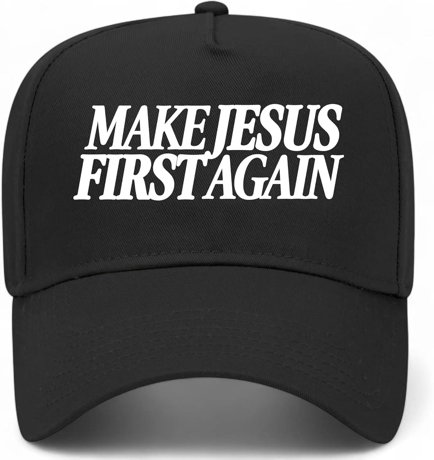 

Make Jesus First Again Vintage Trucker Hat | God | Premium Snapback Baseball Hat for Men & Women
