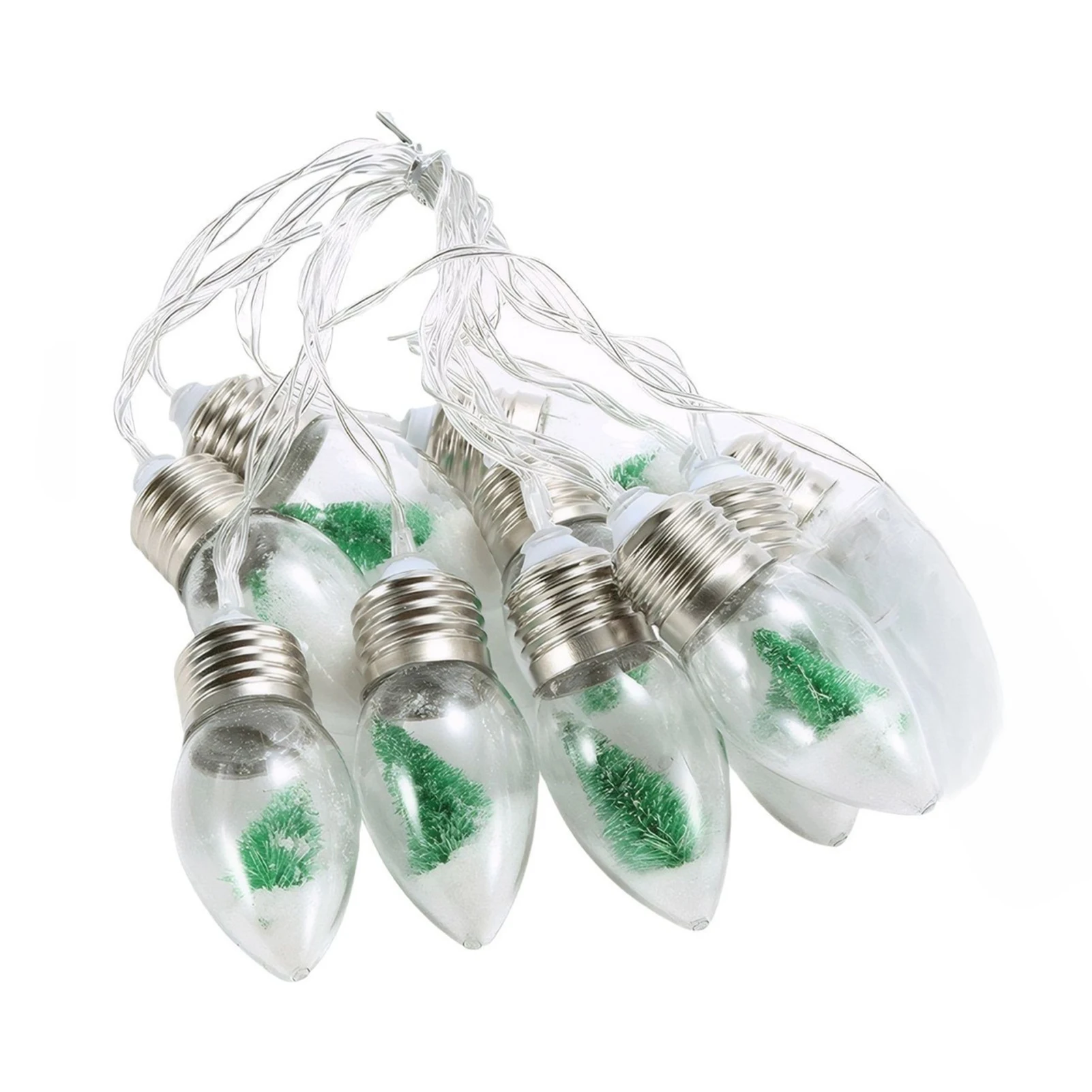 ABS Soft Light Led Christmas Lights For Cozy Christmas Nights Christmas Light Bulb String Composed Christmas tree style