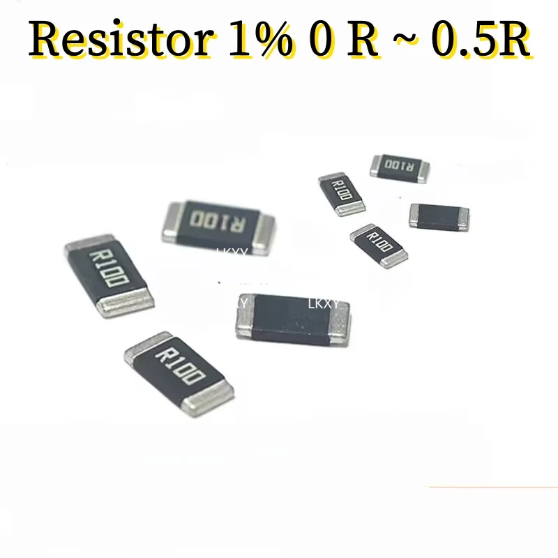 

50pcs/lot 1206 SMD Resistor 1W 1% 0 ohm ~ 0.5R ohm 0.001R 0.002R 0.003R 0.01R 0.02R 0.03R 0.1R 0.2R 0.3R 0.4R 0.5R