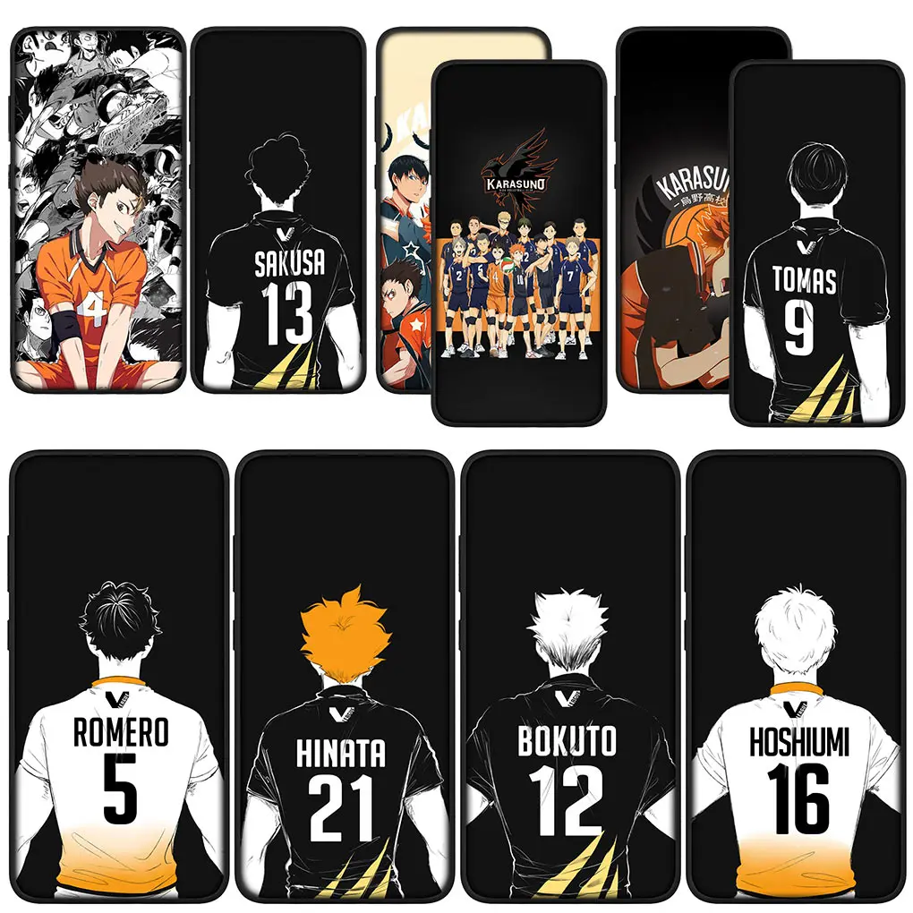 Haikyuu Hinata Shoyo Cover Phone Case for Samsung Galaxy Note 20 Ultra 10 9 8 S10 Lite S9 + A6 A7 A8 Plus A9 Soft Casing