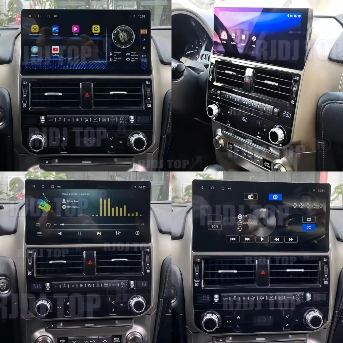 

Мультимедийный приемник Android GPS с интеллектуальной навигацией, автомобильное радио, цифровая приборная панель, головное устройство для Lexus GX GX400 GX460 2010~2021