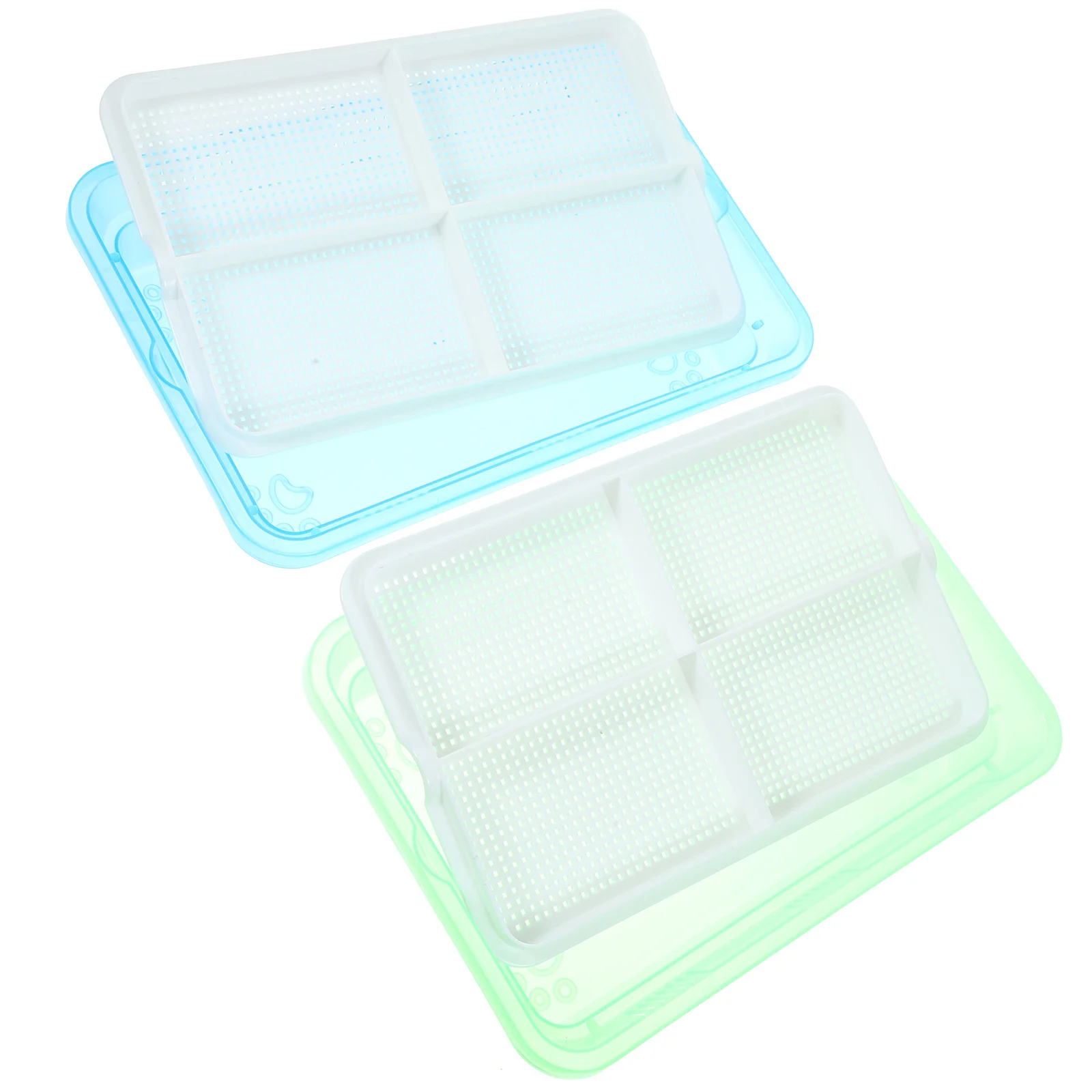 

2Pcs Cat Grass Planter Indoor Plastic Reusable Hydroponic Soilless Catnip Plant Growing Box Catnip Plants for Cats Indoor