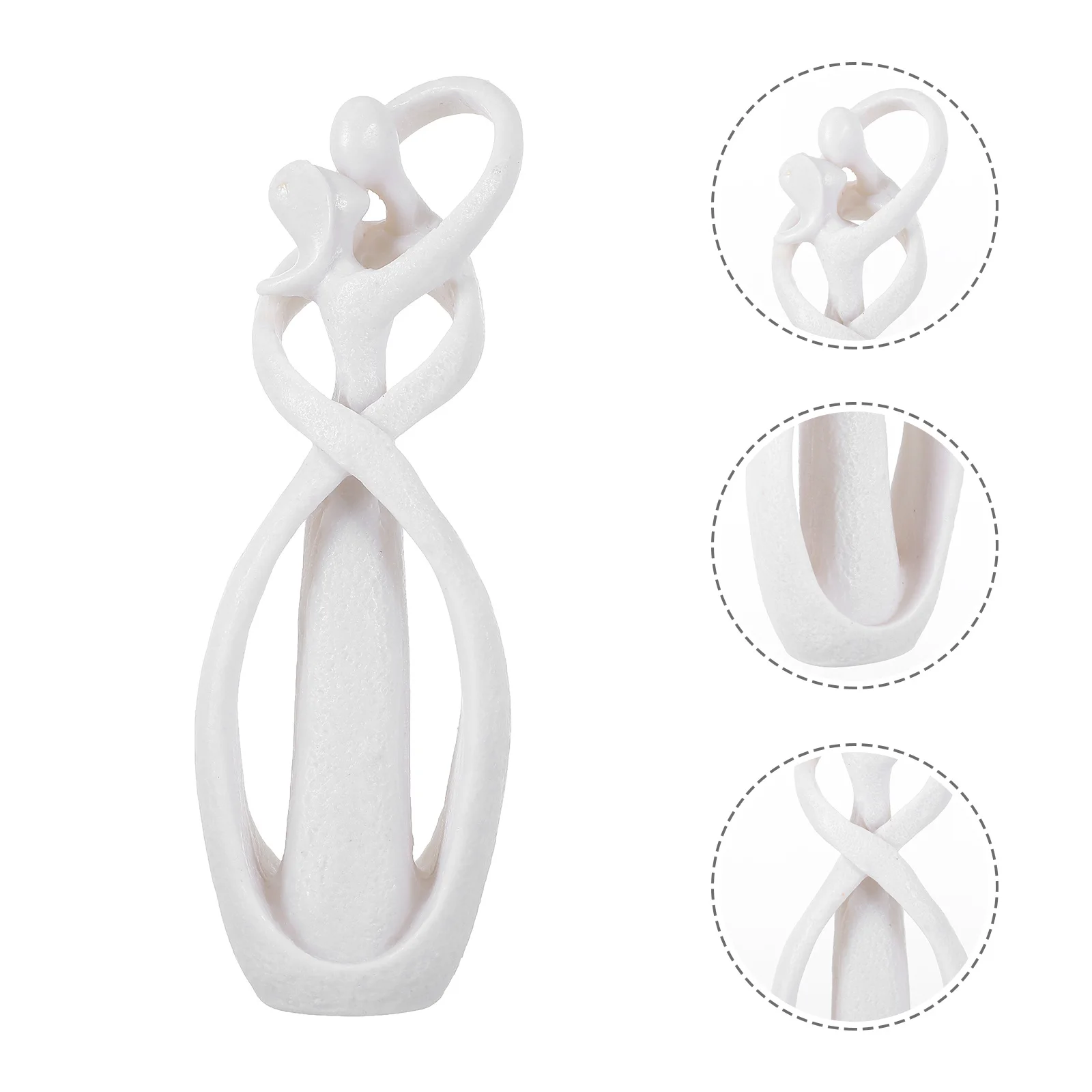 

Premium Resin Couple Adornment Romantic Love Sculpture Tabletop Desk Mantel Decor Ideal Housewarming Present Couple Ornament