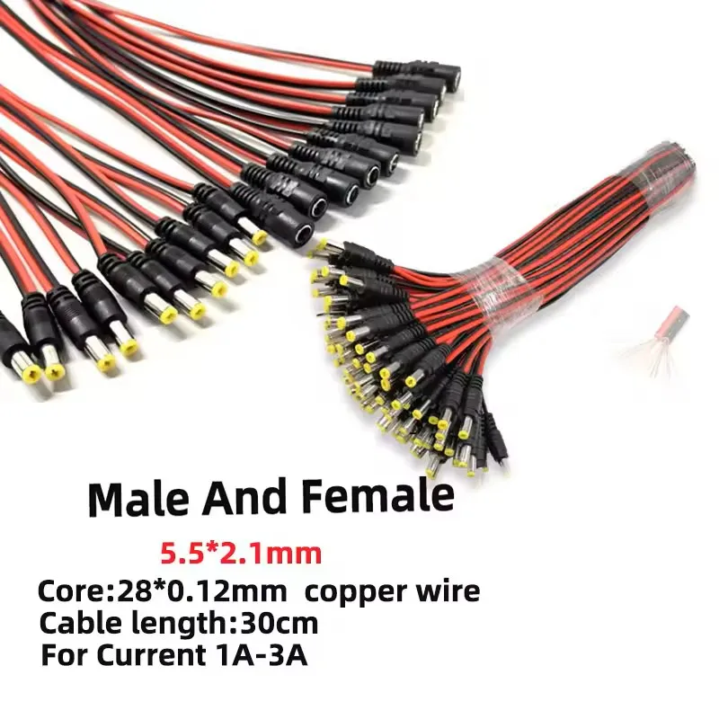 18 Awg 5A Male Fema…