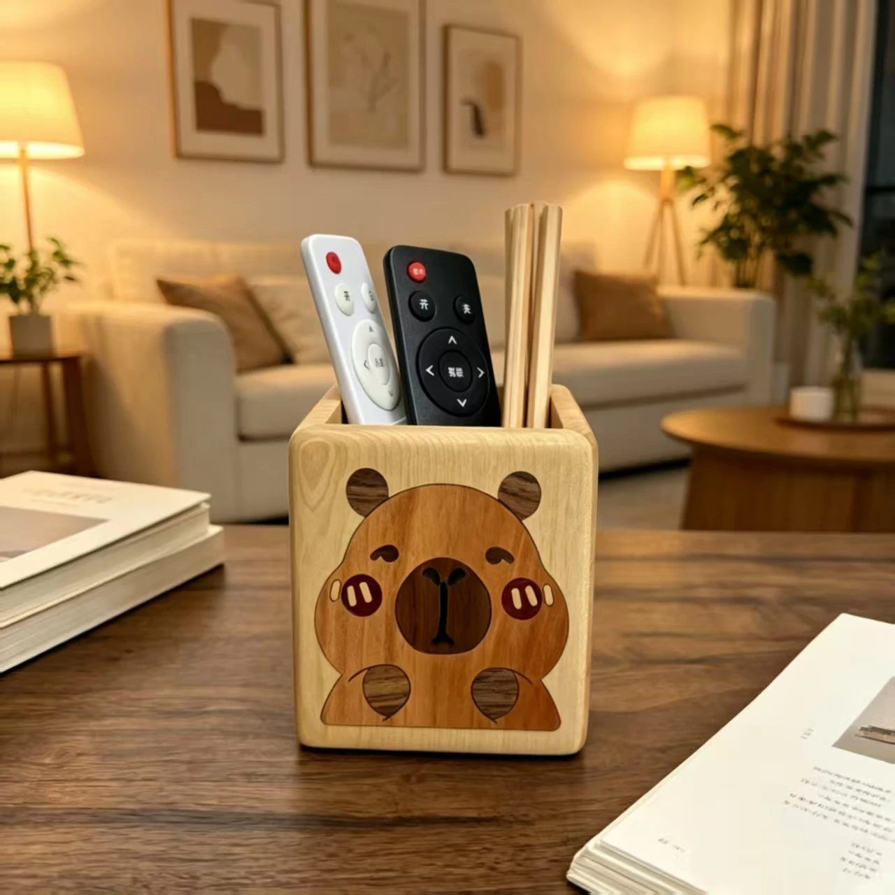 porte-stylo-en-bois-wanmu-capybara-pour-bureau-sensation-haut-de-gamme-boite-de-rangement-creative-boite-a-stylos-de-luxe