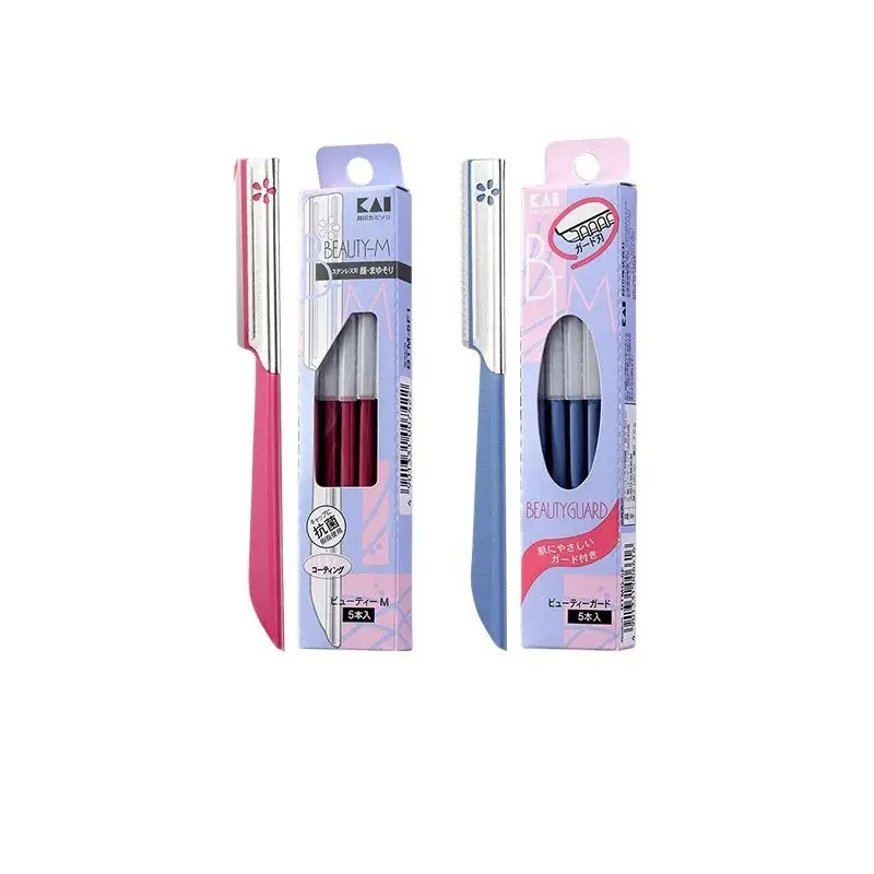 5pcs eyebrow epilator sets for women Makeup Beauty Eyebrows Hair Removal Styling Tool steel blade Facial Razor trimmer