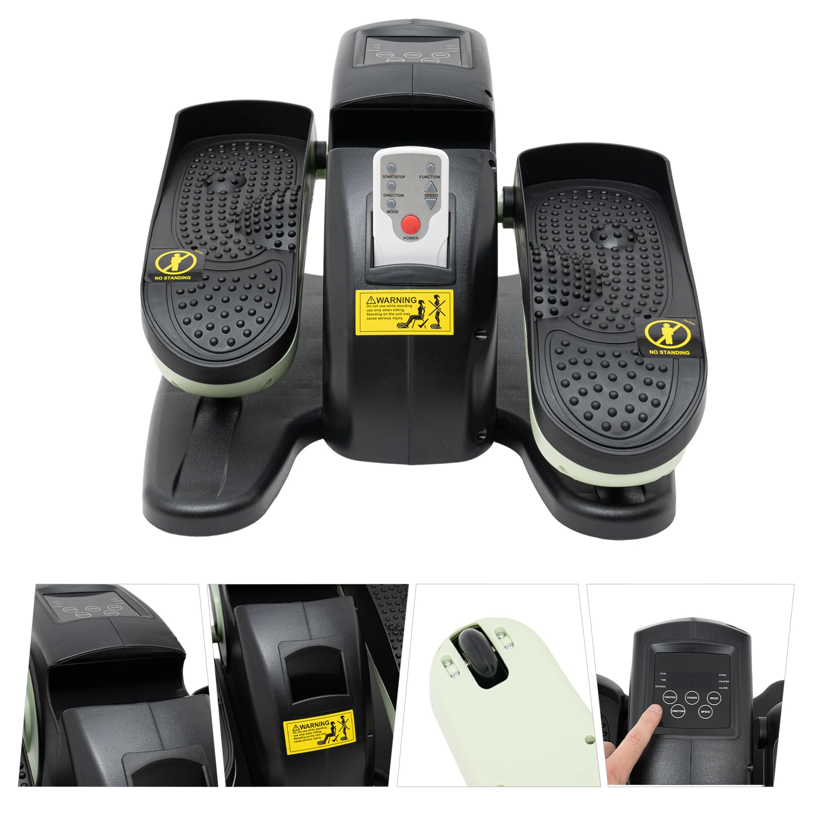 جهاز تمرين بدواسة كهربائية تحت المكتب، جهاز تدريب الساق بجهاز تحكم عن بعد 5 سرعات