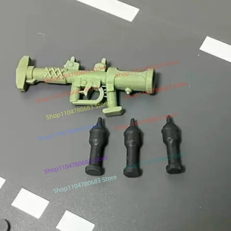 MOC New Minifigure Accessory Military Anti-tank Launcher, Building Block Toy, Collectible, Display Ornament, Holiday Gift