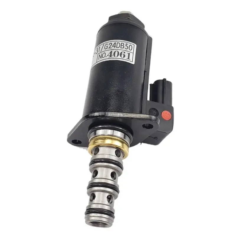 for Kobelco SK200 250 260-6E-8 G24DB50 excavator safety lock solenoid valve YN35V00050F1