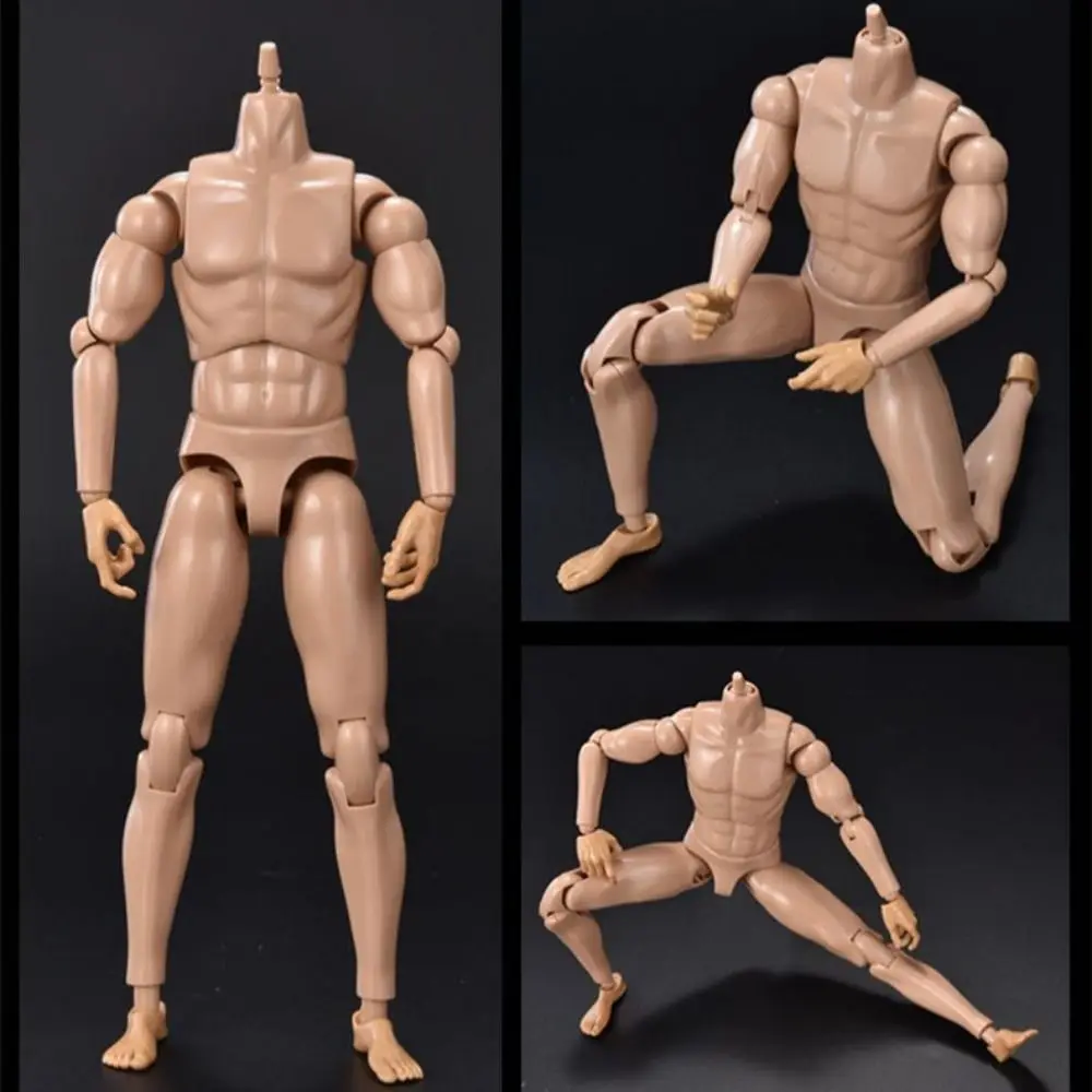 1/6 Doll Male Action Figure Solid Doll Movable Jointed Nude BJD Dolls Detachable Flexible 1/6 Male Model Doll DIY Accessories