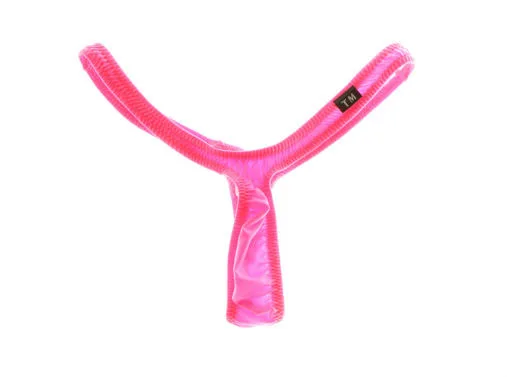 

Men's Sheer Nylon G-String Thong Low Waist Sexy Gourd-Shaped Pouch High Elastic Underwear