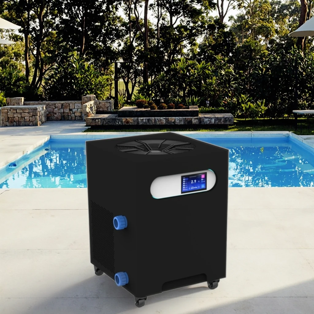 Swim Spa Outdoor Cold Plunge Heat Pump UV WiFi Water Cooler for Cold Diving Bathrooms Big Pool Pump Filter Ice Bath Chiller