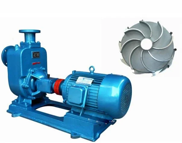 Non-clogging open impeller ZX ZW series self-priming seawater lift pump