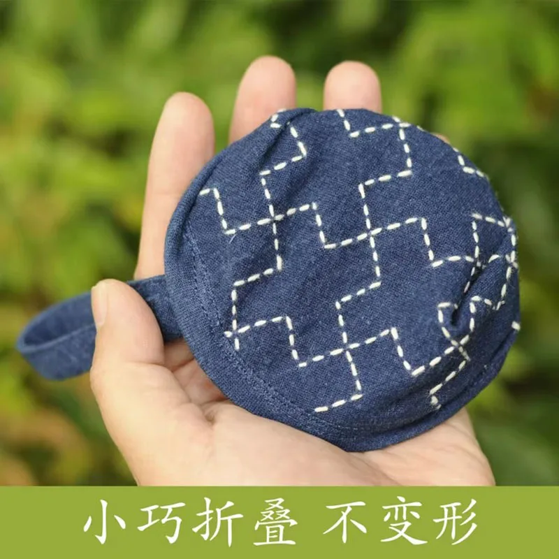 Sashiko Kit Round Fan Embroidery DIY Craft Sewing Starter Kit for Beginners All-in-One Supplies