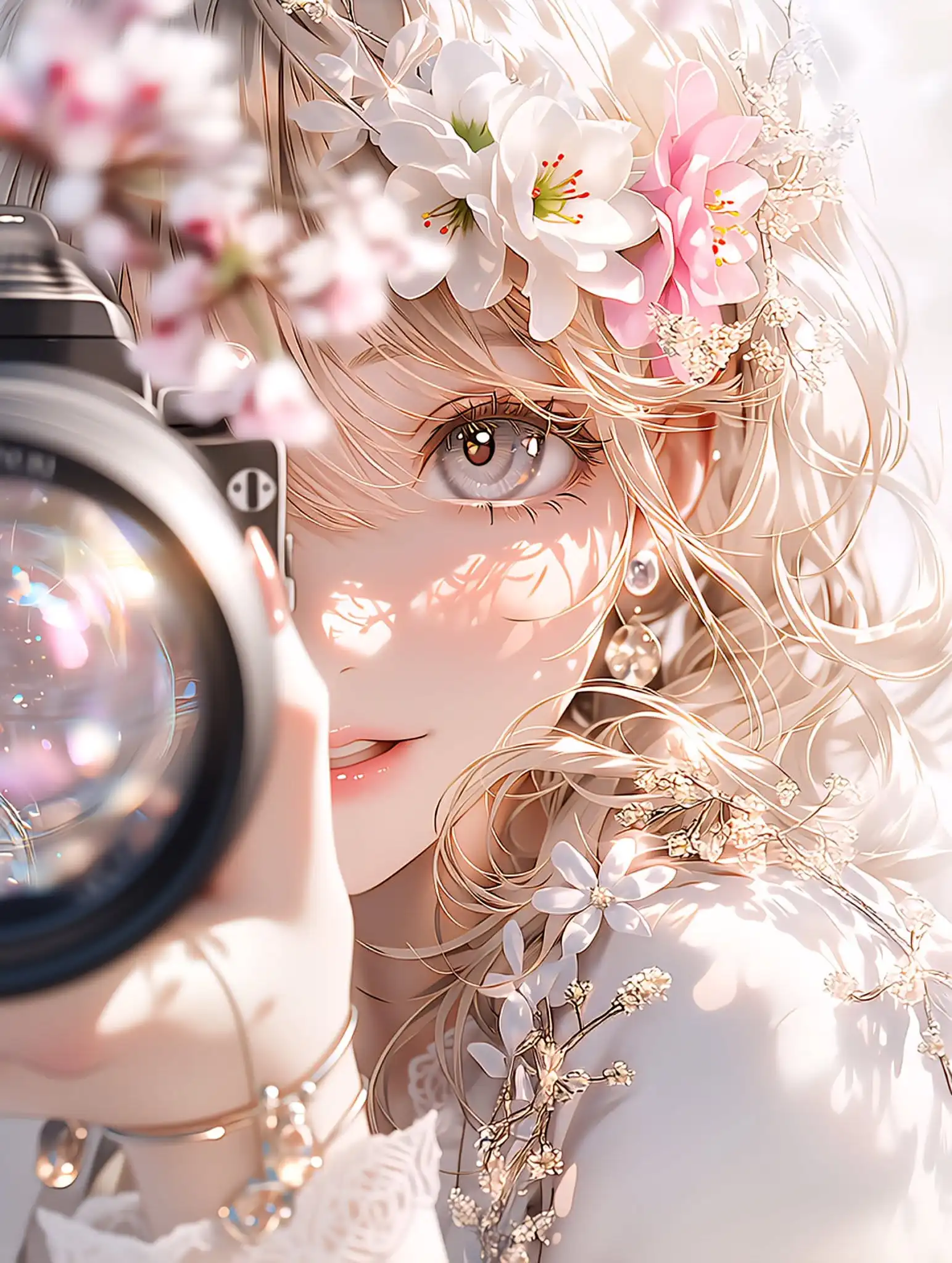 

500/1000pcs Adult Jigsaw Puzzles Fantasy Art Anime Girl Suitable for Adults & Families - Challenging Large Pieces, Portable