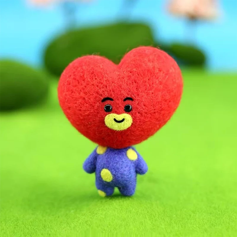 Poke Le hecho a mano DIY Material bolsa llave colgante regalos juguete niños (póngase en contacto con el servicio al cliente para crear un vídeo después de comprar)