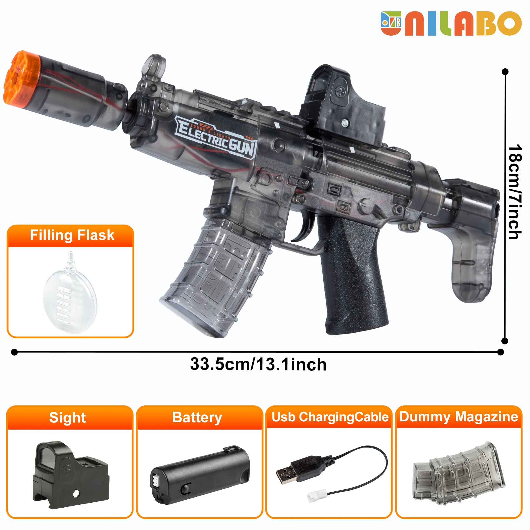 2025年新発売 電動サウンドライトトイガン 子供向け-ダイナミックライト、楽しいサウンド、安全、耐久性-ハロウィン、クリスマス、誕生日プレゼント 3歳以上