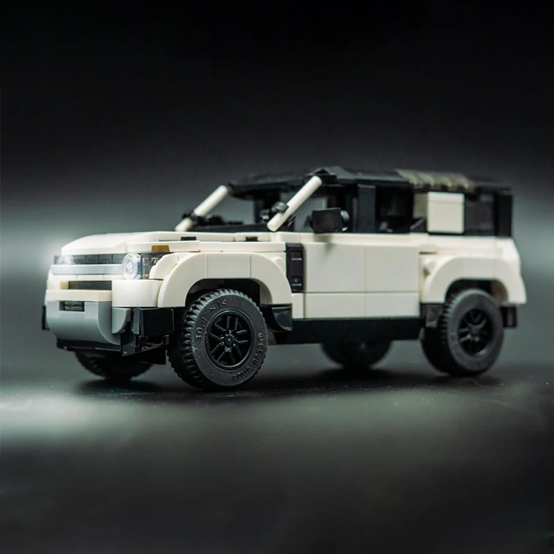 471pcs MOC City Champions Land Rover Defender Model Building Blocks Toys Construction Christmas Gift Idea Creative Assemble Kids