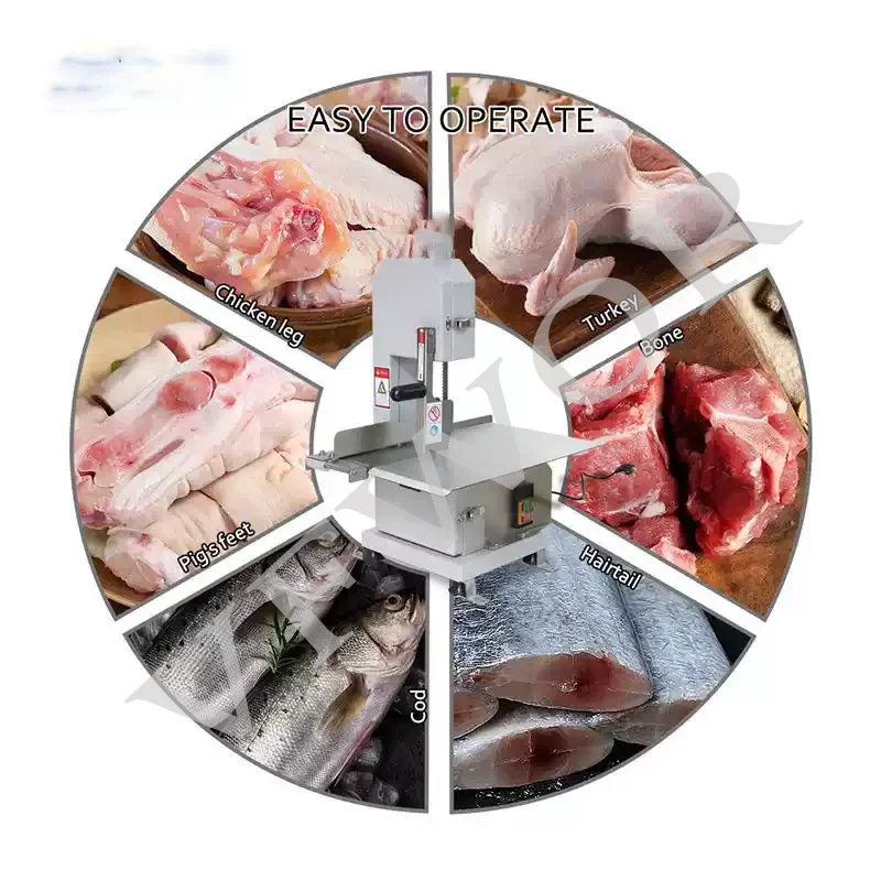 Meat Band Saw Cutting Machine - Mesin Gergaji Pita Pemotong Daging dan